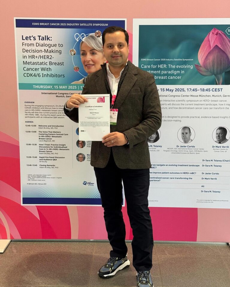Dr. El Hazzaz Reda : Une Reconnaissance Internationale pour son Expertise en Oncologie du Sein